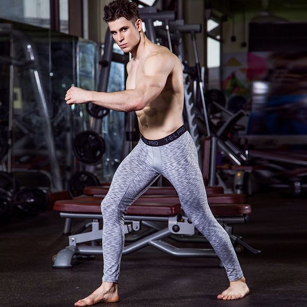 new white mens compression pants gym men fitness sports running leggings sport tights dry fit training compression running pants, Black;blue
